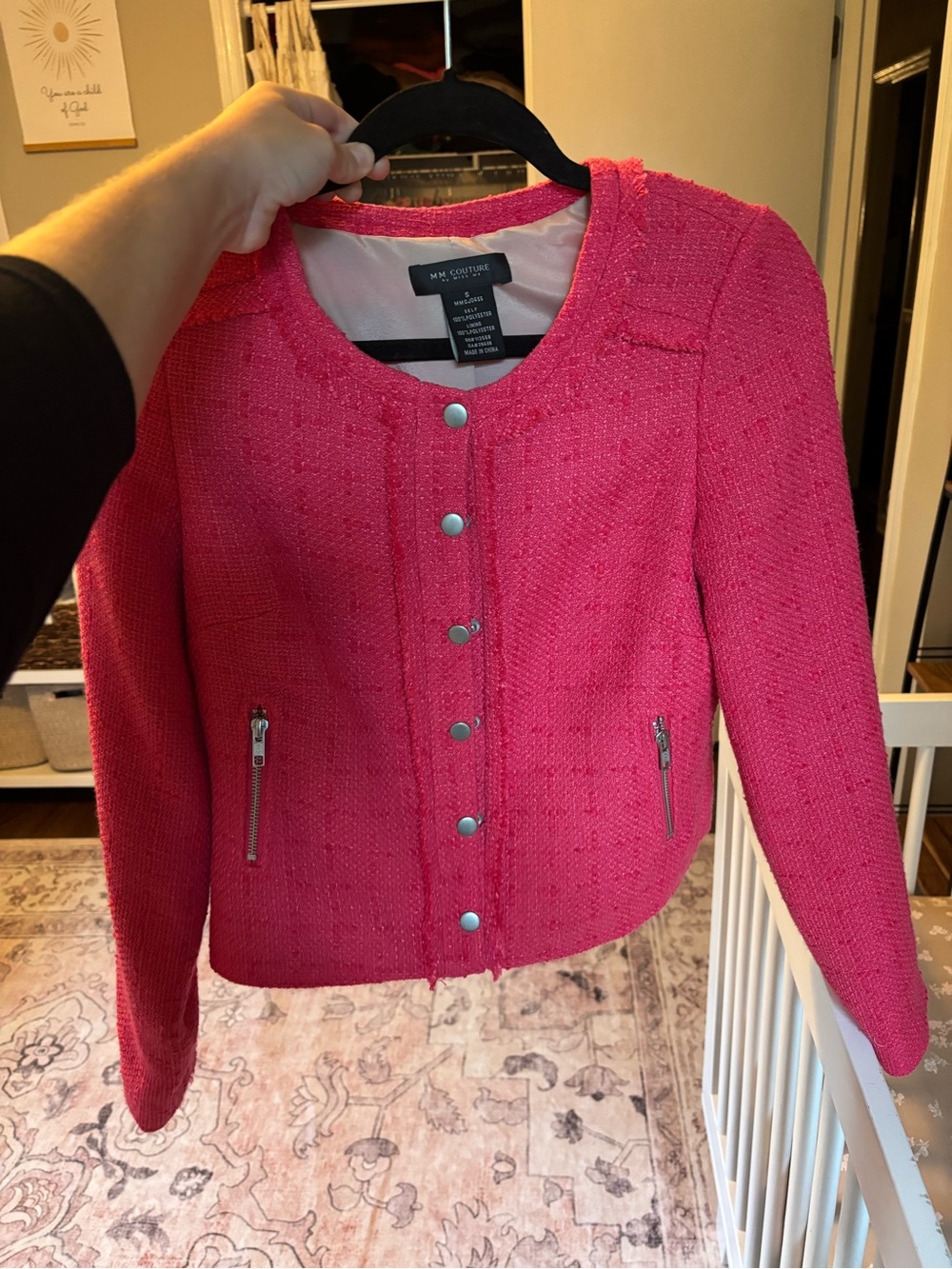 Hot pink blazer